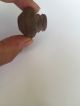 Pre Columbian Ancient Mayan Artifact Pottery Whorl Spindle Bead The Americas photo 3