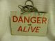 Vintage Warning Sign Danger Alive Industrial Garage Shed Man Cave Decor Signs photo 9