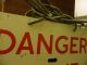 Vintage Warning Sign Danger Alive Industrial Garage Shed Man Cave Decor Signs photo 6