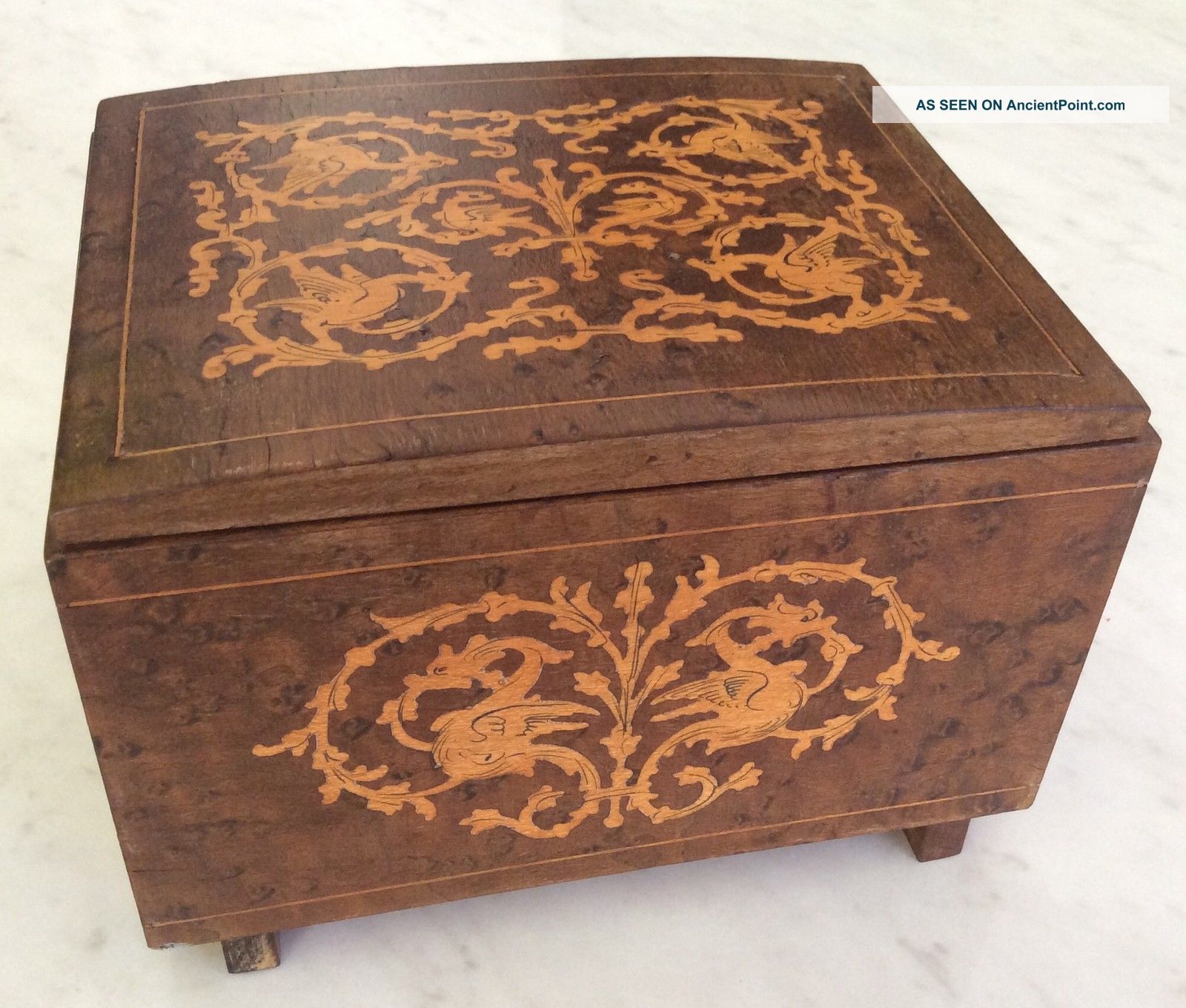 Vintage Thorens Music Trinket Box Made In Switzerland Torna A Surriento Other Antique Instruments photo