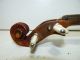 Antique Full Size 4/4 Scale Mechanical Tuner Fiddle Violin W/ 2 Old Bows & Case String photo 5