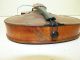 Antique Full Size 4/4 Scale Mechanical Tuner Fiddle Violin W/ 2 Old Bows & Case String photo 6