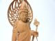 Japanese Japan,  Wooden Statue Buddha Statue Kannon Bodhisattva 26cm Statues photo 3