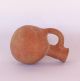 Ancient Red Burnished Juglet,  Iron Age Iii 9 - 6th Bc,  Rare Wine/oil Pouring Tool Holy Land photo 3