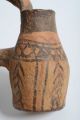 Antique Moroccan Berber Terracotta Double Vessel,  Sahara,  Henna Painted Pottery Other African Antiques photo 9