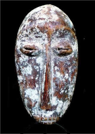 Old Tribal Lega Mask D R Congo photo