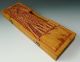 Vintage African Folding Wooden Carved Mancala Board With Fish & Giraffes Other African Antiques photo 9