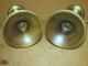 Best Early 17th C Spanish Brass Mid Drip Candlesticks Capstan Bases Primitives photo 10