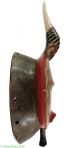 Baule Goli Kplekple Horned Mask Red Ivory Coast African Art Masks photo 1