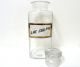 Antique/vintage ' Lac Sulph.  ' Apothecary Pharmacy Bottle Jar W/glass Label C1892 Bottles & Jars photo 5