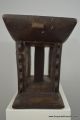 Exquisite African Art - Old Asante / Ashanti / Akan Mma Dwa Female Stool 0722 Other African Antiques photo 2