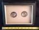 2pc Lg.  Antique Bridle Button Horse Show Cowboy Western Primitive Equestrian Buttons photo 1