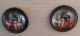 2pc Lg.  Antique Bridle Button Horse Show Cowboy Western Primitive Equestrian Buttons photo 6