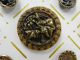 17 Victorian Escutcheon Buttons Antique Brass,  Some White Metal Buttons photo 4