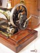 Antique Vintage Singer 28k Machine Hand Crank Arm Wooden Dom Industrial 27k 127 Sewing Machines photo 5