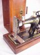 Antique Vintage Singer 28k Machine Hand Crank Arm Wooden Dom Industrial 27k 127 Sewing Machines photo 8