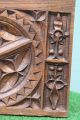 Mid 19thc Gothic Wooden Oak Panel With Relief Carvings C1840s Other Antique Woodenware photo 4