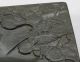 G166: Chinese Calligraphy Tools.  Ink Stone Of Tankei Style With Sculpture Work. Ink Stones photo 1