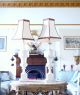 Pair Very Large Victorian Marble Table Lamps 96cm Tall Lamps photo 1