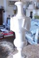 Pair Very Large Victorian Marble Table Lamps 96cm Tall Lamps photo 3