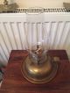 A Vintage Brass Oil Lamp Finger Wall Lamp Order British Made 20th Century photo 1