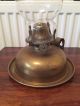 A Vintage Brass Oil Lamp Finger Wall Lamp Order British Made 20th Century photo 3