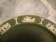 Victorian Peiod Dark Green Wedgwood Jasper Dipped Plate C.  1890 Plates & Chargers photo 7