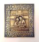 Russia Orthodox Bronze Icon Weep Not For Me,  Mother.  Enameled 19th Century Roman photo 1