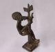 African Ashanti Bronze Tribal Man Climbing Tree.  Old Antique Asante Gold Weight Other African Antiques photo 3