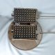 Antique French Cast Iron Waffle Maker Press.  Wrought Iron Pancake - 19th Century Hearth Ware photo 1