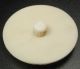 Antique Carved Button Elaborate Rose Pattern - 1 & 7/16 