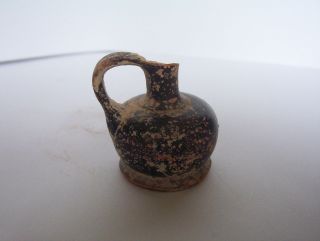 Ancient Greek Pottery Jug C.  5th - 4th Century B.  C. photo