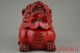 Collectible China Handwork Old Resin Carve Son Of Dragon Decor Incense Burner Buddha photo 2
