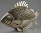 Collectible Decorated Old Handwork Tibet Silver Carved Guangxu Coin Fish Statue Other Antique Chinese Statues photo 1