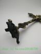 Carved Antique Brass Stereoscopic Cross Jesus Furnishing Articles Other Antique Chinese Statues photo 2