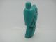 Old Chinese Handwork Turquoise Carven Old Man Design Snuff Bottle Snuff Bottles photo 1