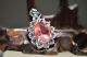 Ingenious Chinese Silver Inlay Pink Zircon Handwork Pendant Necklaces & Pendants photo 2