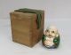 G191: Japanese Old Pottery Incense Case Of Budai Statue By Great Mokubei Aoki Other Japanese Antiques photo 8