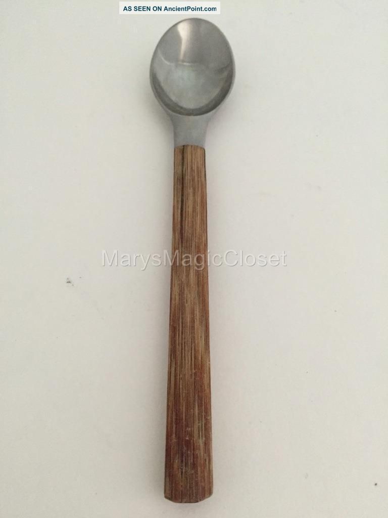 Jens Quistgaard Dansk Designs Toke Bamboo Spoon Mid Century Rare Mid-Century Modernism photo