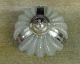 Art Deco Clam Shell Ceiling Light Fitting,  With Chains,  Opaque Glass,  Chrome,  Vgc Art Deco photo 6
