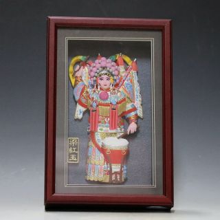 Chinese Ceramics Handwork Peking Opera Characters - Liang Hong Yu Csyb404 photo