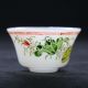 Vintage Coloured（18 - 19th）glaze Hand - Painted Flower Bowl W Qianlong Mark B54 Bowls photo 2