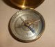 Antique Covered Compass And Nautical Mile Measure Button Slide Compasses photo 1