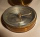 Antique Covered Compass And Nautical Mile Measure Button Slide Compasses photo 3