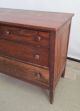Antique Oak 4 Drawer Dresser Primitive Solid Wood Dresser Cabinet Chest 1900-1950 photo 2