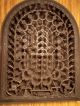 Antique Cast Iron Arch Top Dome Heat Grate Wall Register Old Vintage Heating Grates & Vents photo 1