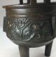 G066: Chinese Copper Ware Incense Burner With Fine Tone And Totetsu Pattern Incense Burners photo 9