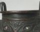 G066: Chinese Copper Ware Incense Burner With Fine Tone And Totetsu Pattern Incense Burners photo 1