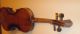 Rare Old German 19th Century Josef Klotz Lion Head Antique Violin,  Case Other Antique Instruments photo 9