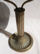 Antique Art Nouveau French Mushroom Lamp With Jewelled Shade - Bronze Base Art Nouveau photo 7